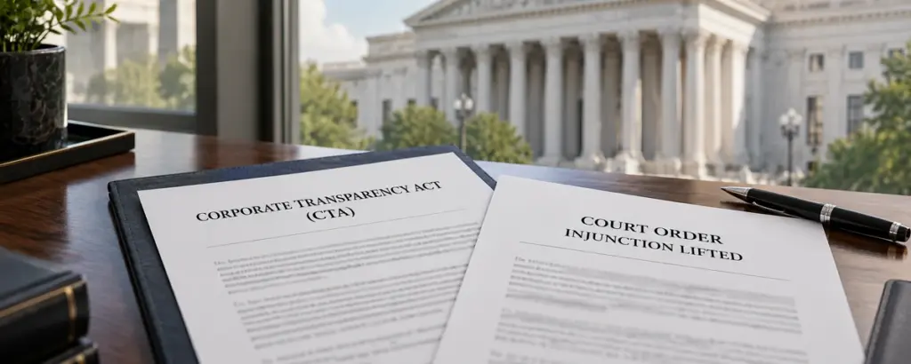Cta injunction lifted header