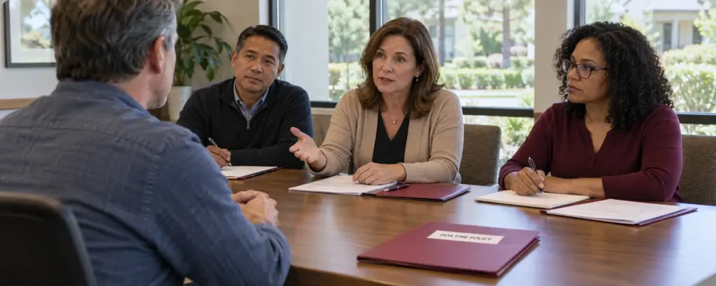Hoa board fine hearing header